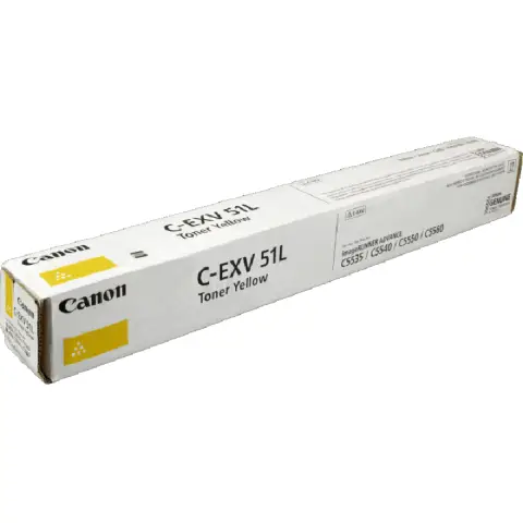 Toner Canon C-EXV51L Yellow do drukarek (Oryginalny) [26k]